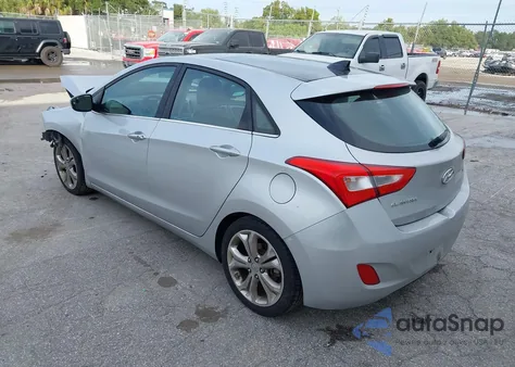 2014 Hyundai Elantra Gt Base W/Blue из США, поврежденный, VIN KMHD35LH7EU177227